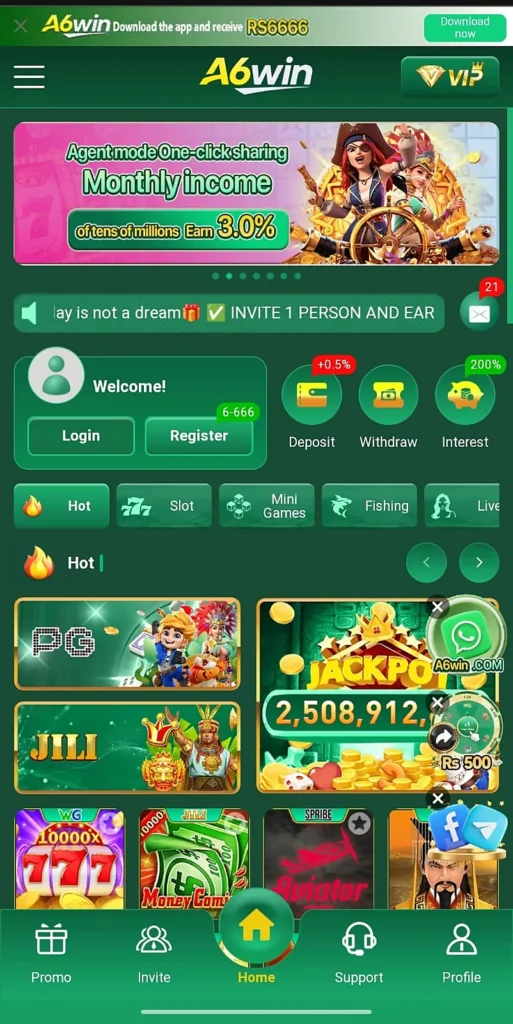 A6Win App Download APK 2026